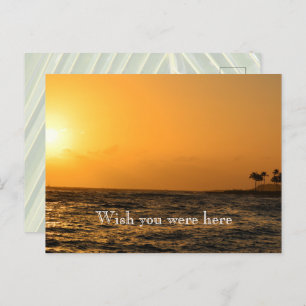 Carte Postale Kauai Hawaii Koloa Ocean Sunset