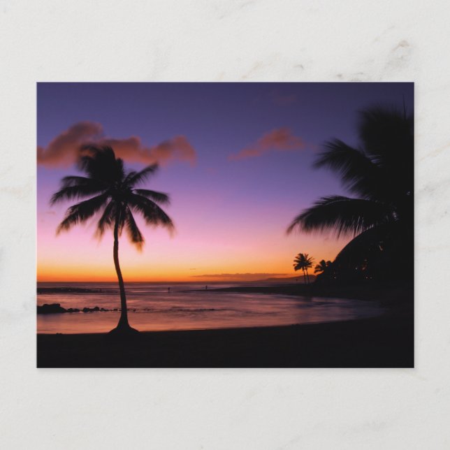 Carte postale Kauai Hawaii Sunset (Devant)