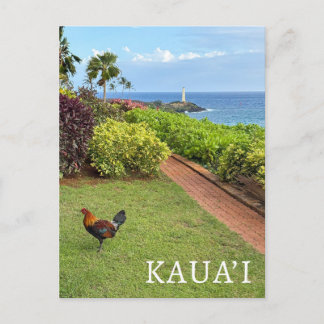 Carte Postale Kauai Ninini Point Lighthouse Hawaii