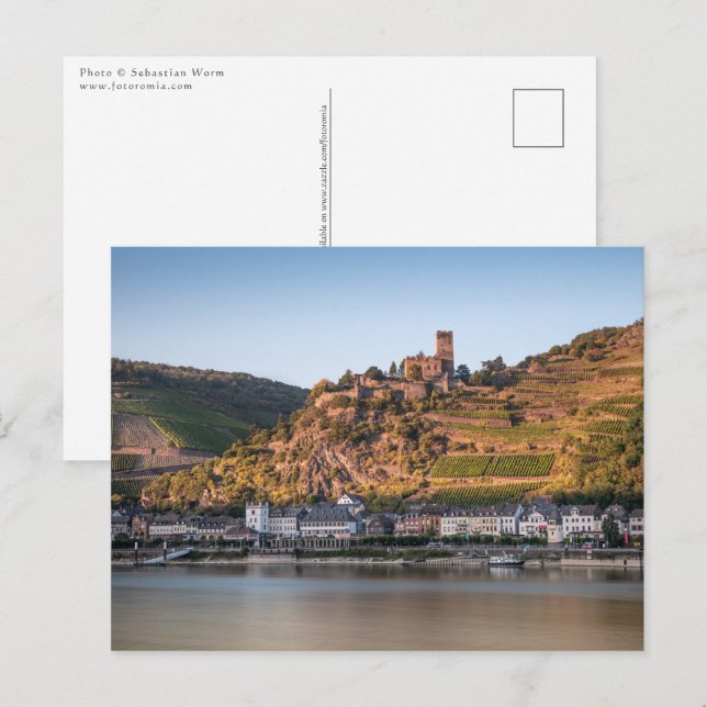 Carte Postale Kaub am Rhein Allemagne (Devant / Derrière)