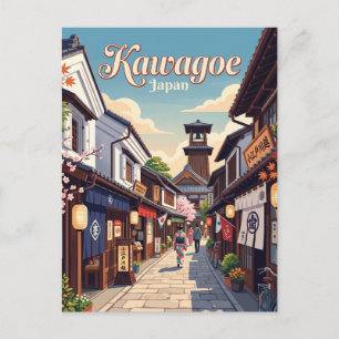 Carte Postale Kawagoe Alley Japon
