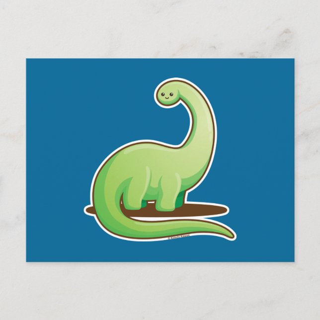 Carte Postale Kawaii Bronto (Devant)