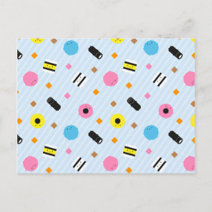 Carte Postale Kawaii Candy Licorice