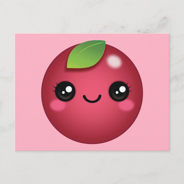 Carte postale Kawaii Cranberry (Devant)