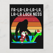Kawaii Fa La La LochNess Père Noël Alien Bigfoot