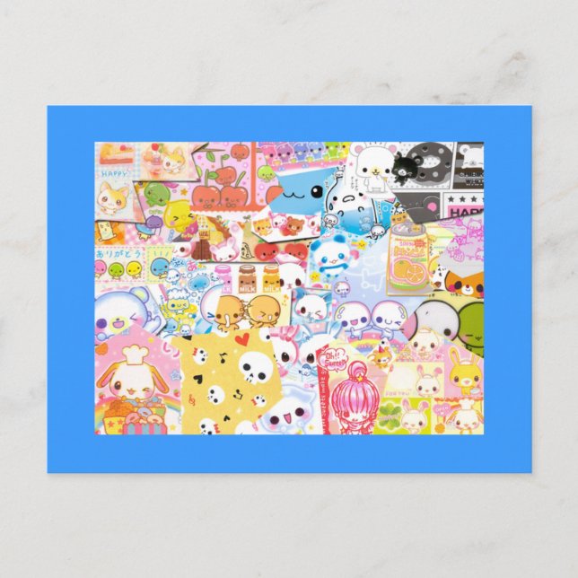 Carte postale Kawaii Mix (Devant)