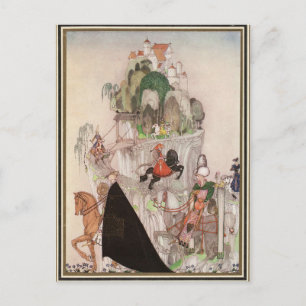 Carte postale Kay Nielsen - Les six princes partan