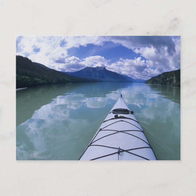 Carte Postale Kayak à l'extrémité d'Azure Lake à Wells (Devant)
