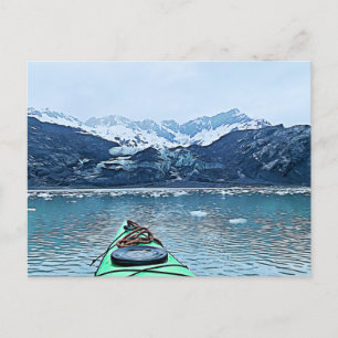 Carte postale Kayak Alaska