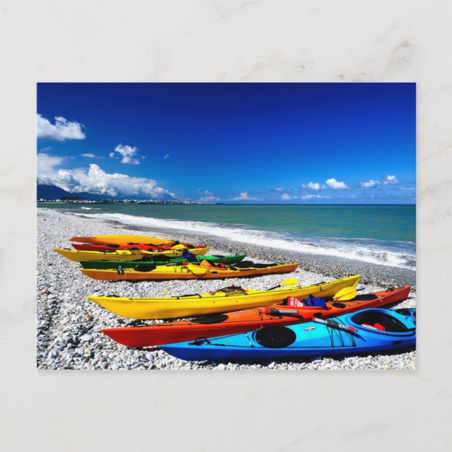 Carte Postale Kayak d'été (Devant)