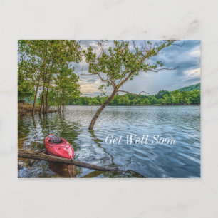 Carte Postale Kayak Flottant Sur Le Lac Table Rock Prompt rétabl