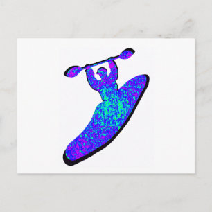 Carte Postale Kayak We CRAZY