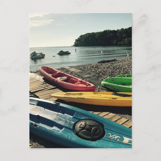 Carte postale "Kayaks on Put-in-Bay" (Devant)