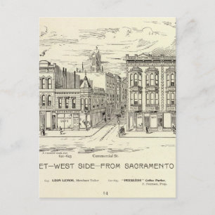 Carte Postale Kearny, Sacramento et Clay West Side