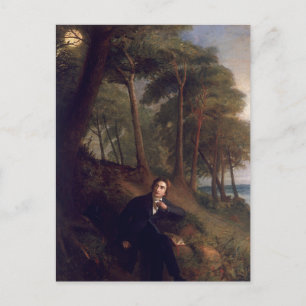 Carte Postale Keats écoutant le voyant