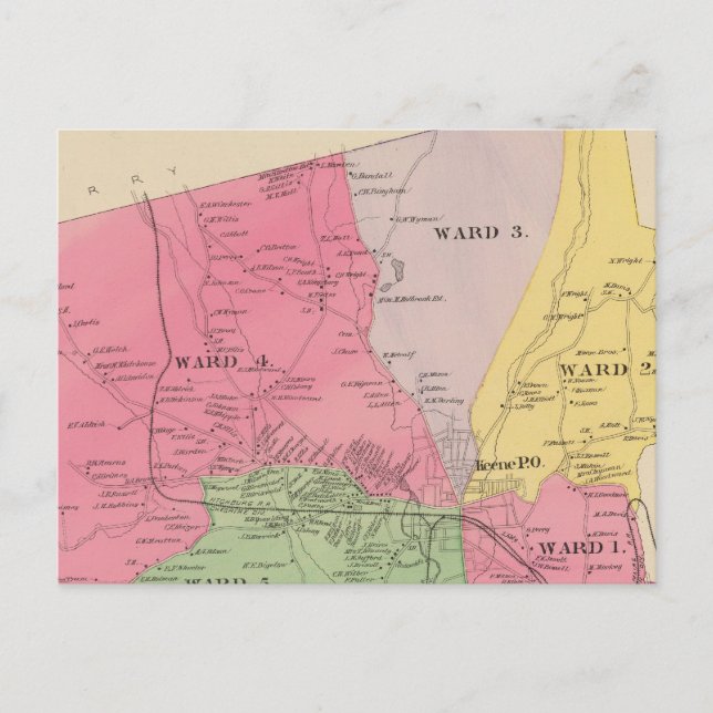 Carte Postale Keene, Cheshire Co (Devant)