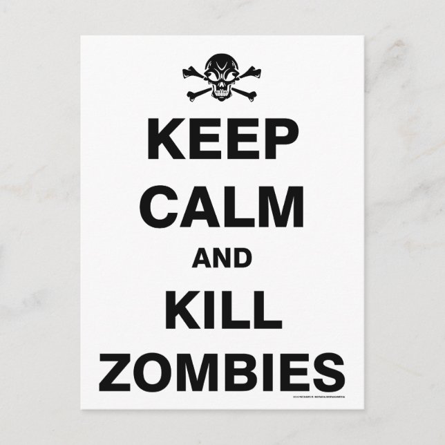 Carte Postale Keep calm (Devant)