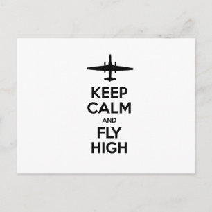 Carte Postale Keep Calm and Fly High U-2