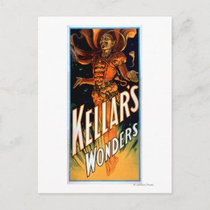 Carte Postale Kellar's Wonders habillés comme Devil Magic