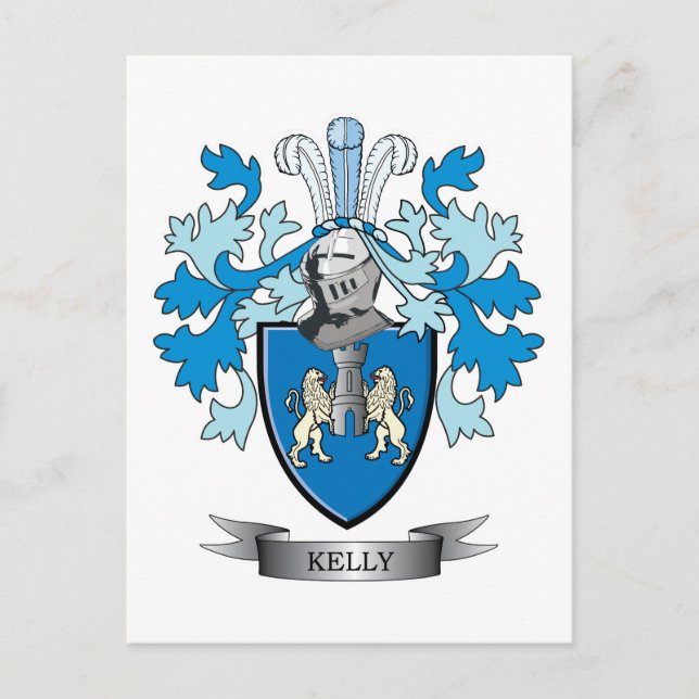 Carte Postale Kelly-Armoiries (Devant)