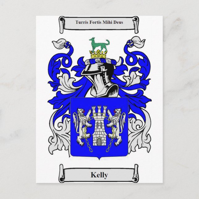 Carte Postale Kelly coat of Arms (Devant)