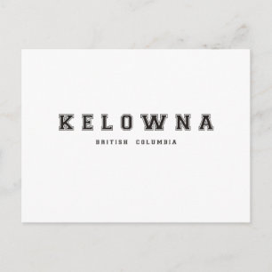 Carte Postale Kelowna Colombie-Britannique