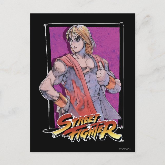 Carte Postale Ken Masters (Devant)