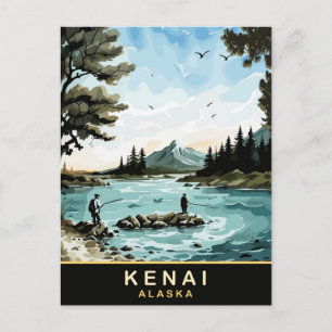 Carte Postale Kenai, Alaska, Vintage voyage