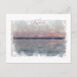 Carte postale Kenai Alaskan Watercolor