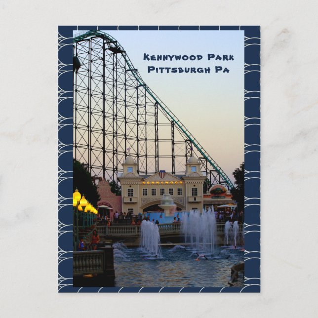 Carte postale Kennywood Park-Dusk-Pittsburgh (Devant)
