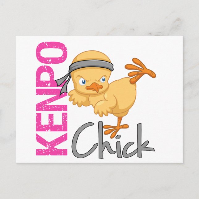 Carte Postale Kenpo Chick (Devant)