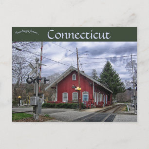 Carte Postale Kent Train Depot Connecticut