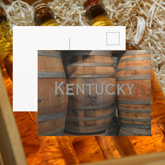 Carte Postale Kentucky Bourbon Wood Barrel Kegs Photographic (Créateur téléchargé)