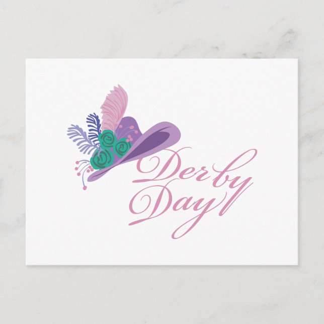 Carte Postale Kentucky Derby Ladies Casquette Derby Day (Devant)