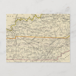 Carte Postale Kentucky et Tennessee