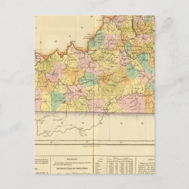 Carte Postale Kentucky États-Unis (Devant)