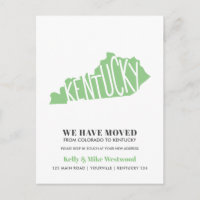 KENTUCKY Nous avons déménagé Nouvelle adresse Nouv