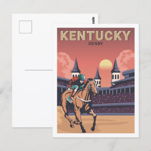 Carte Postale Kentucky USA Travel Place Illustration