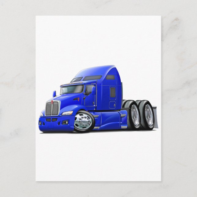 Carte Postale Kenworth 660 Blue Truck (Devant)