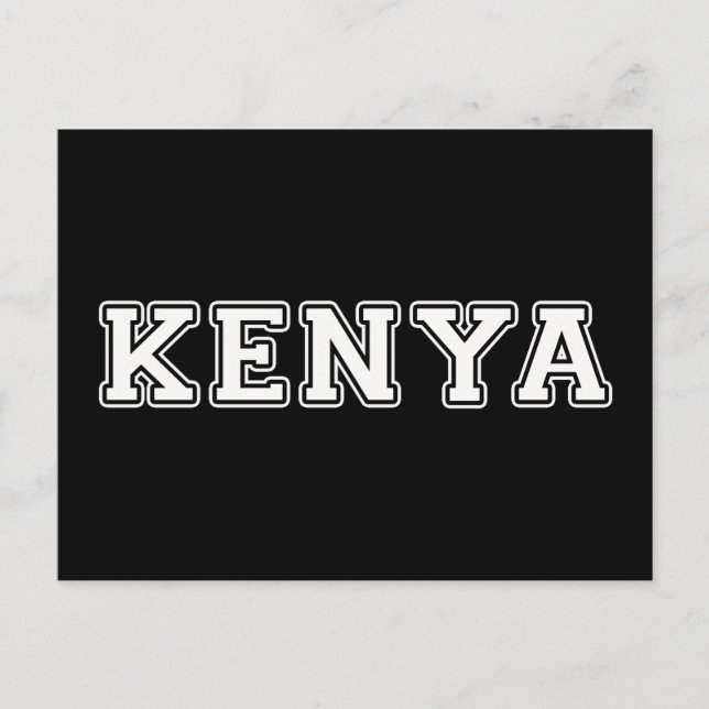 Carte Postale Kenya (Devant)