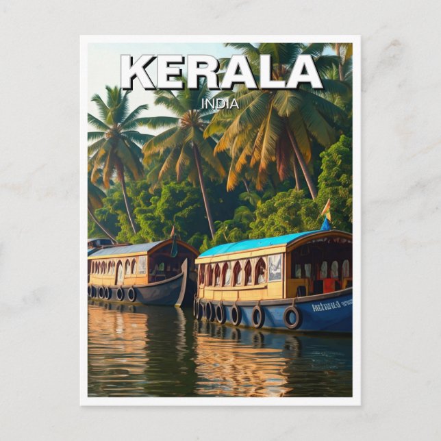 Carte Postale Kerala Inde (Devant)