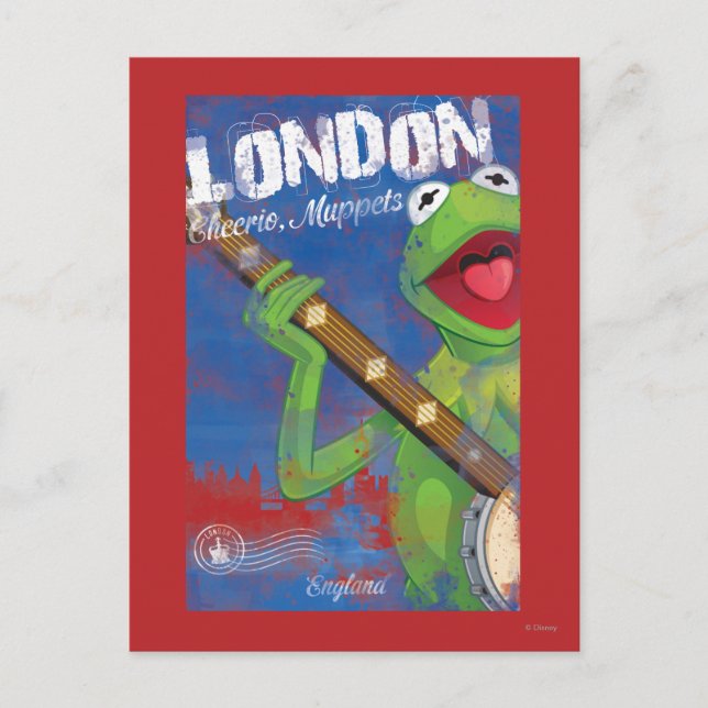 Carte Postale Kermit - Londres, Angleterre Poster (Devant)
