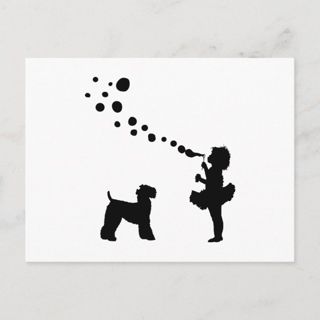 Carte Postale Kerry Blue Terrier (Devant)