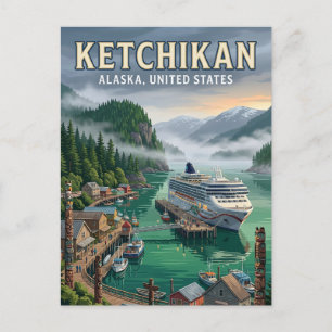 Carte Postale Ketchikan, Alaska Alaska