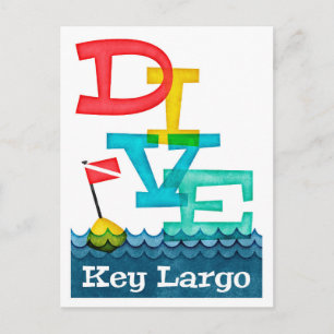 Carte Postale Key Largo Dive