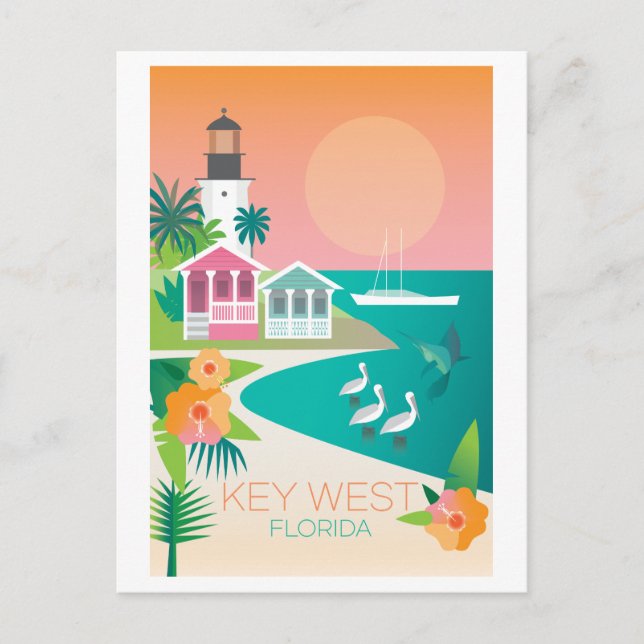 Carte postale Key West (Devant)