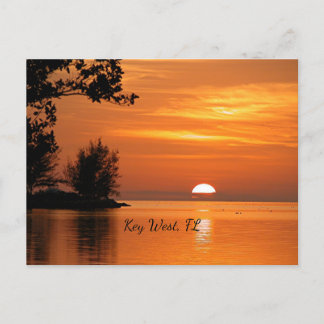 Carte Postale Key West, coucher de soleil de Floride,