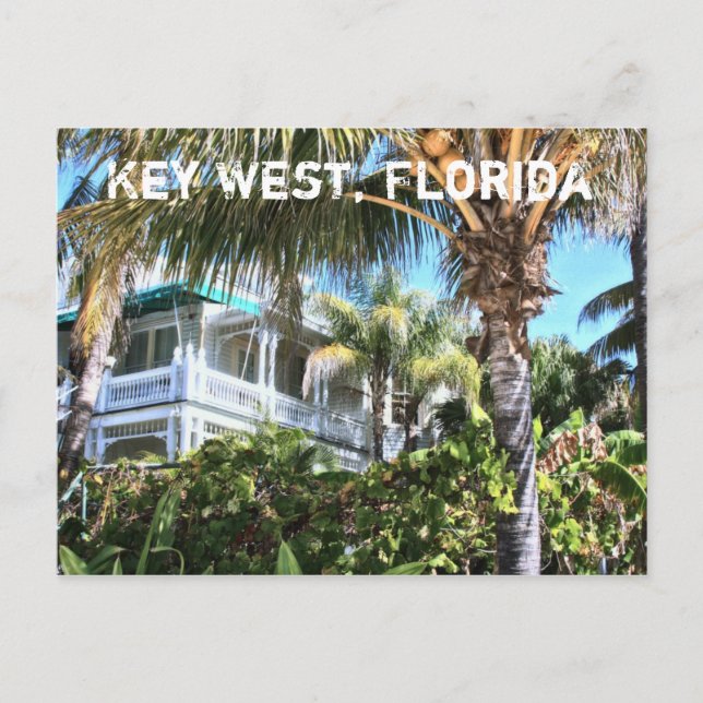 Carte postale Key West Florida Sunny Tropical (Devant)