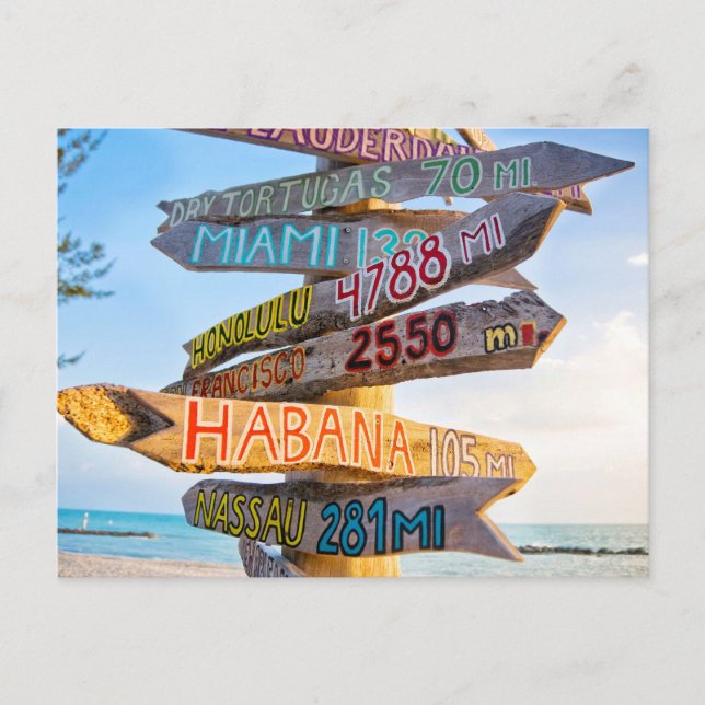 Carte Postale Key West, Floride (Devant)