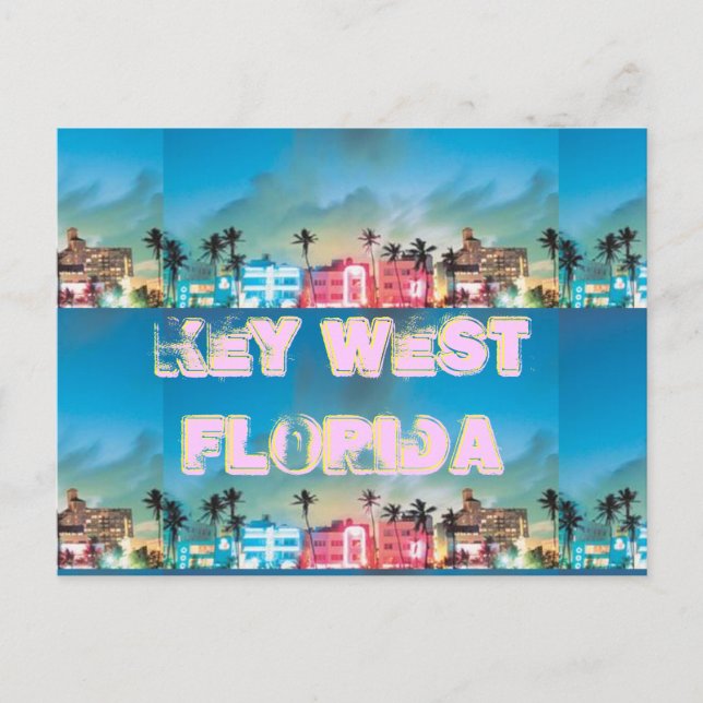 Carte Postale KEY WEST, Floride (Devant)
